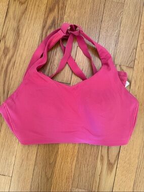 Lululemon Energy Bra High Support- Raspberry Coulis